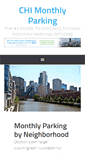Mobile Screenshot of chicagomonthlyparking.com